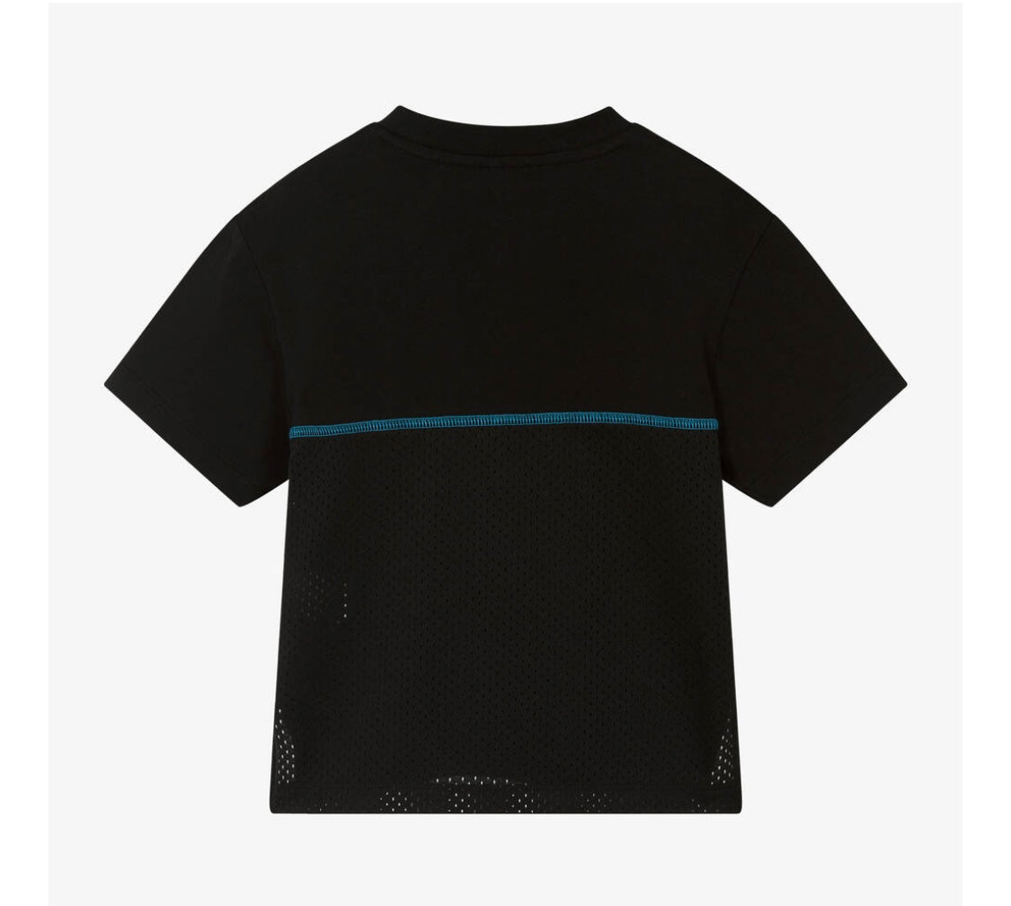 Stella McCartney Boy's SS Active T-shirt w/ Stella Badge