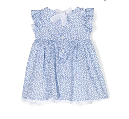 Il Gufo SS Floral Dress  w/ Bow