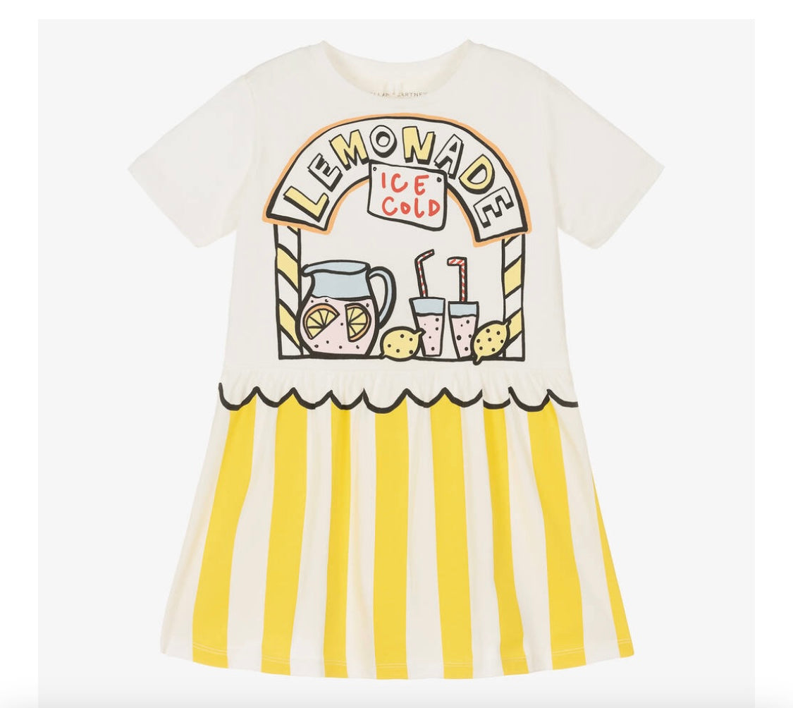 Stella McCartney Baby SS Lemonade Stand Print Dress