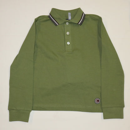 Colmar LS Trim Collar Solid Polo Shirt
