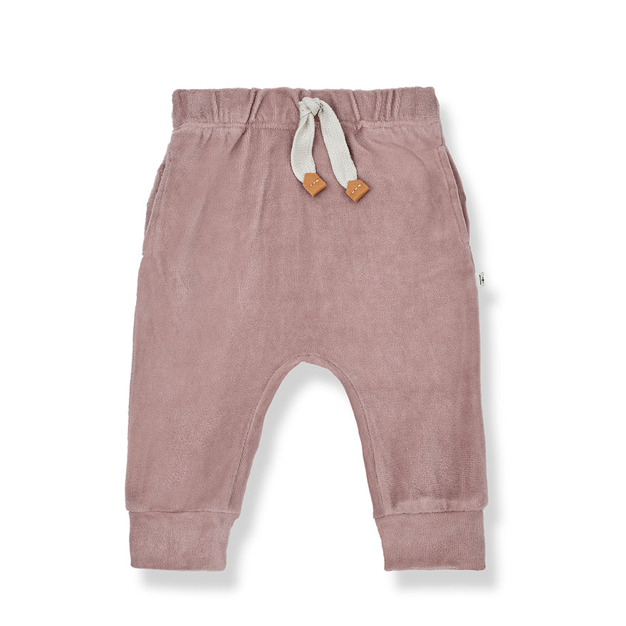 One + In the Family Albina Jon Velour Top & Pants Outfit