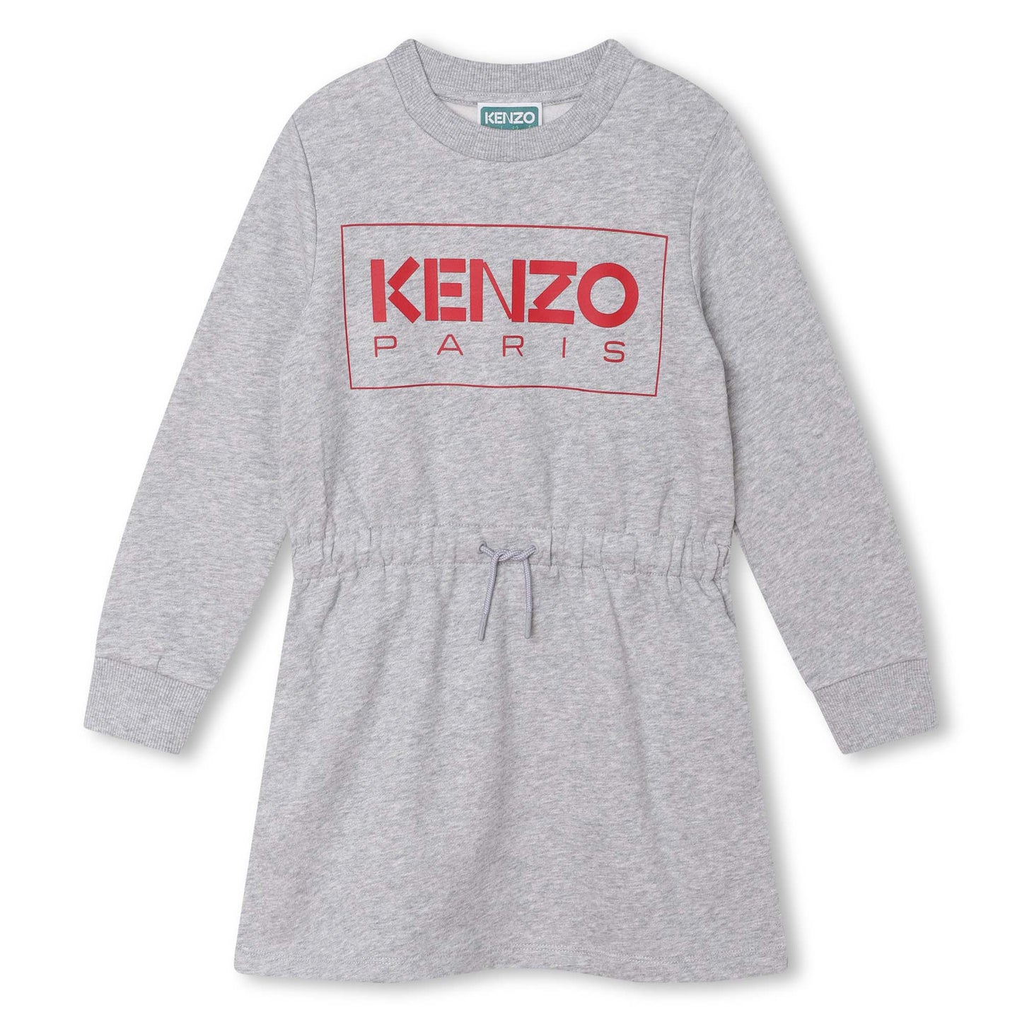 Kenzo LS Logo Print Sweater Dress