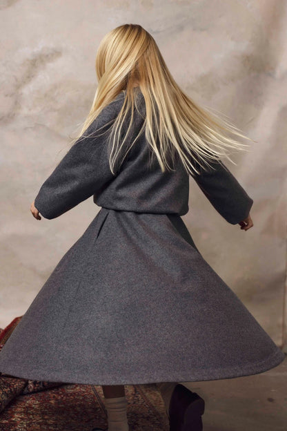 Unlabel Halo Blouse & Hail Skirt Outfit