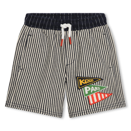 Kenzo Striped Drawstring Shorts