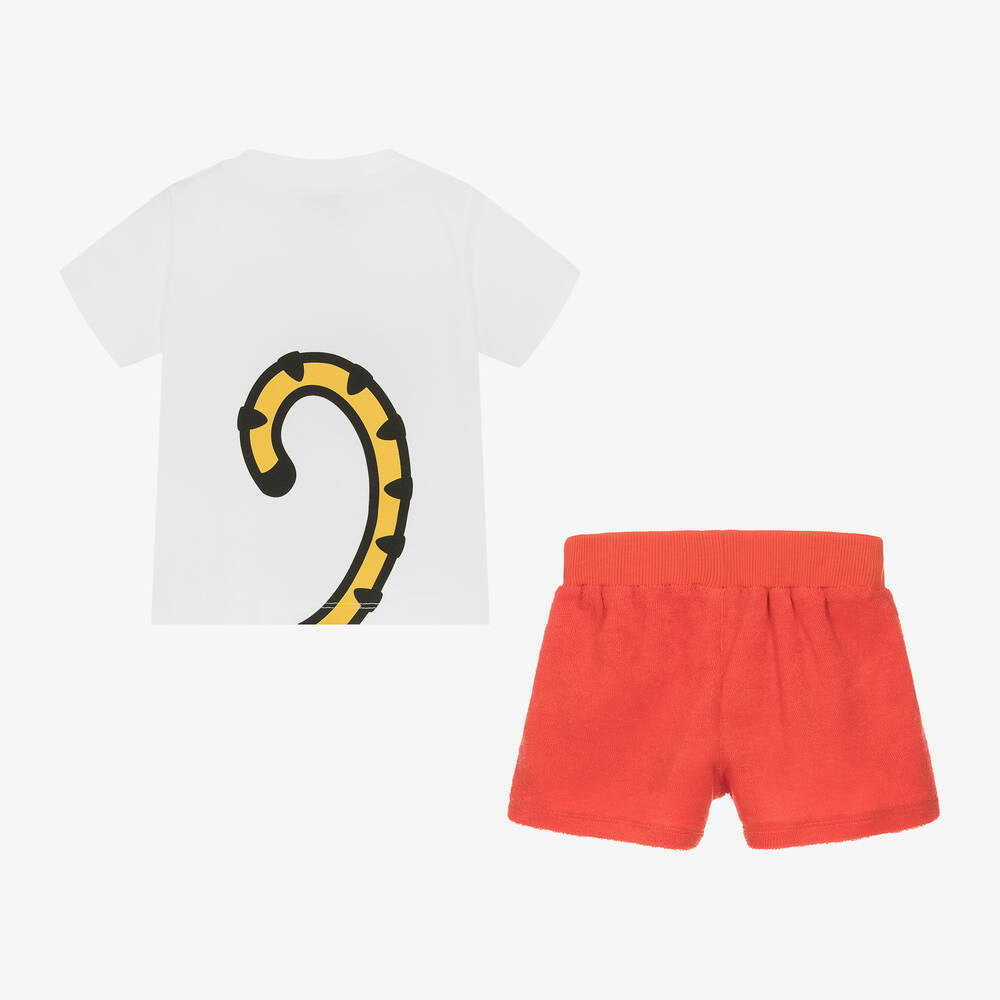 Kenzo Tiger T-shirt & Terry Shorts Outfit