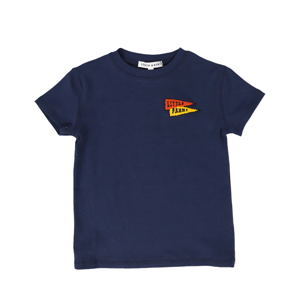 Little Parni SS Terry Logo T-shirt & Short Outfit