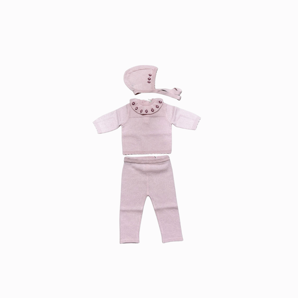 Les Lutins 3Pc Knit Baby Set| Tuesday's Child
