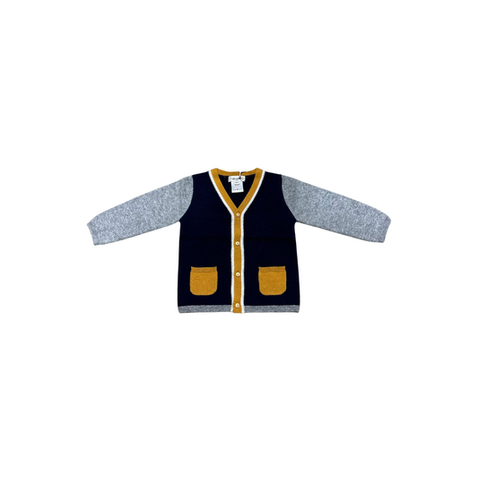 Les Lutins Knit Colorblock Cardigan | Tuesday's Child