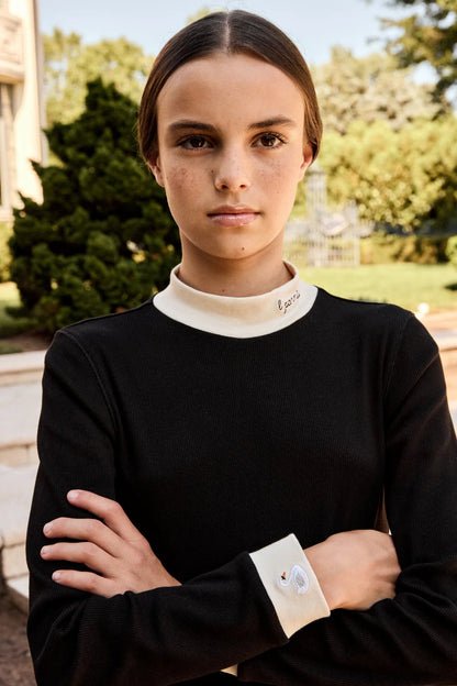 Little Parni Classic Mock Turtleneck