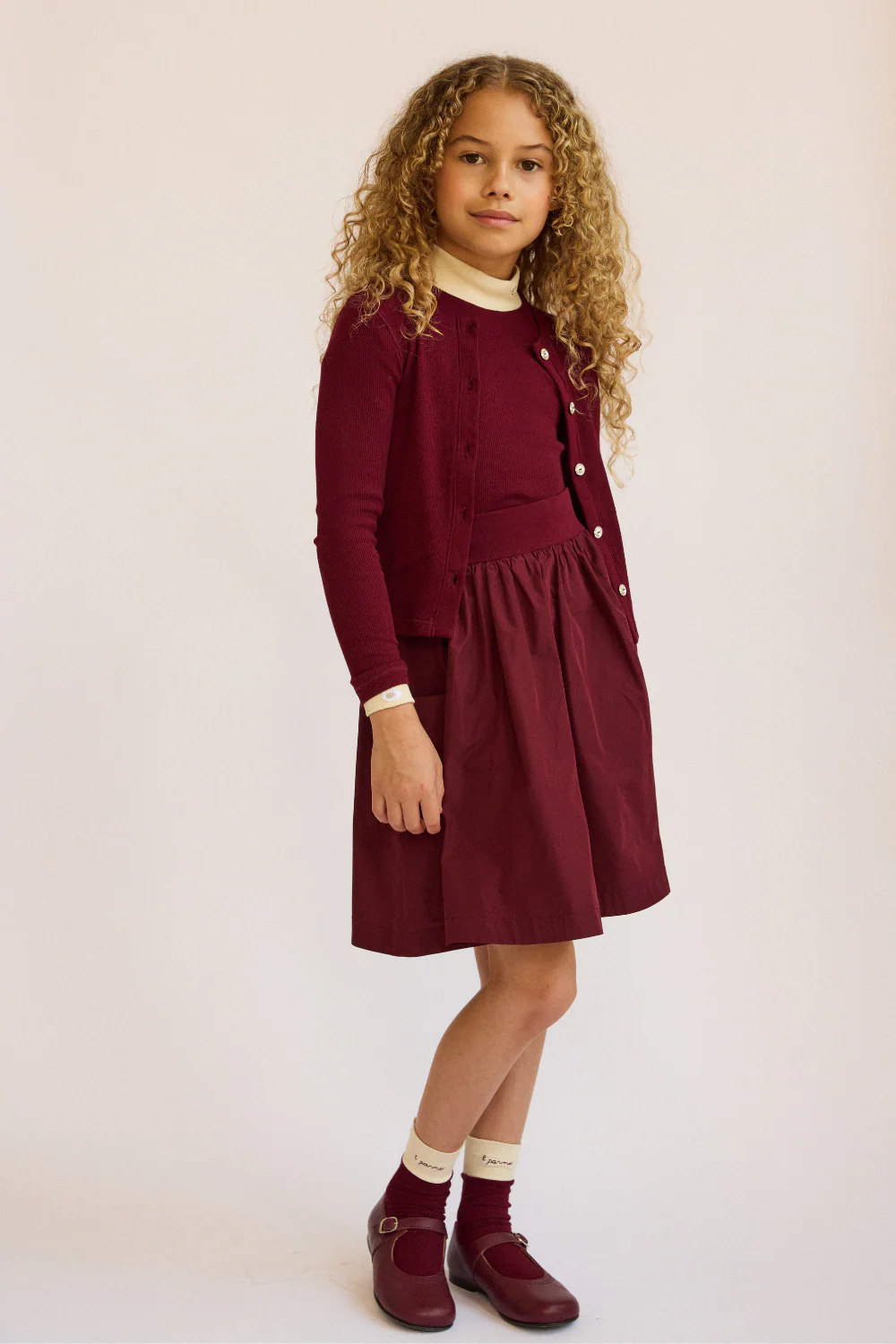 Little Parni Classic Mock Turtleneck