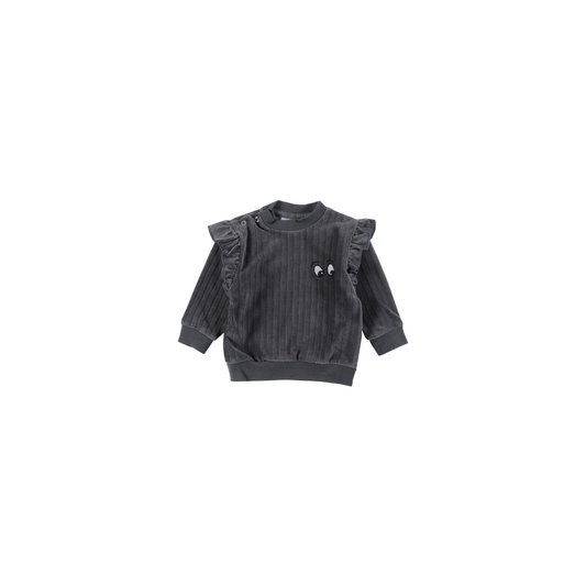 Loud Apparel Like Wheel Ruffle Velour Outfit | Tuesday's Child