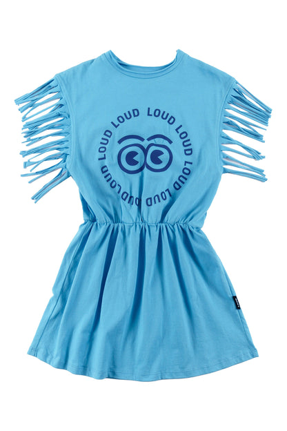 Loud Apparel Mare Fringed T-shirt Dress