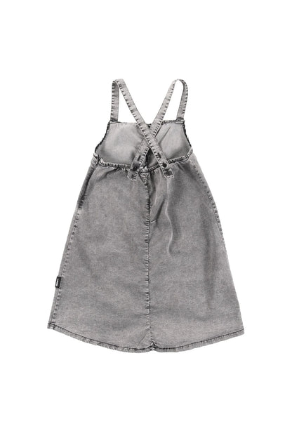 Loud Apparel Sleevless Denim Learn Dress | Tuesday's Child