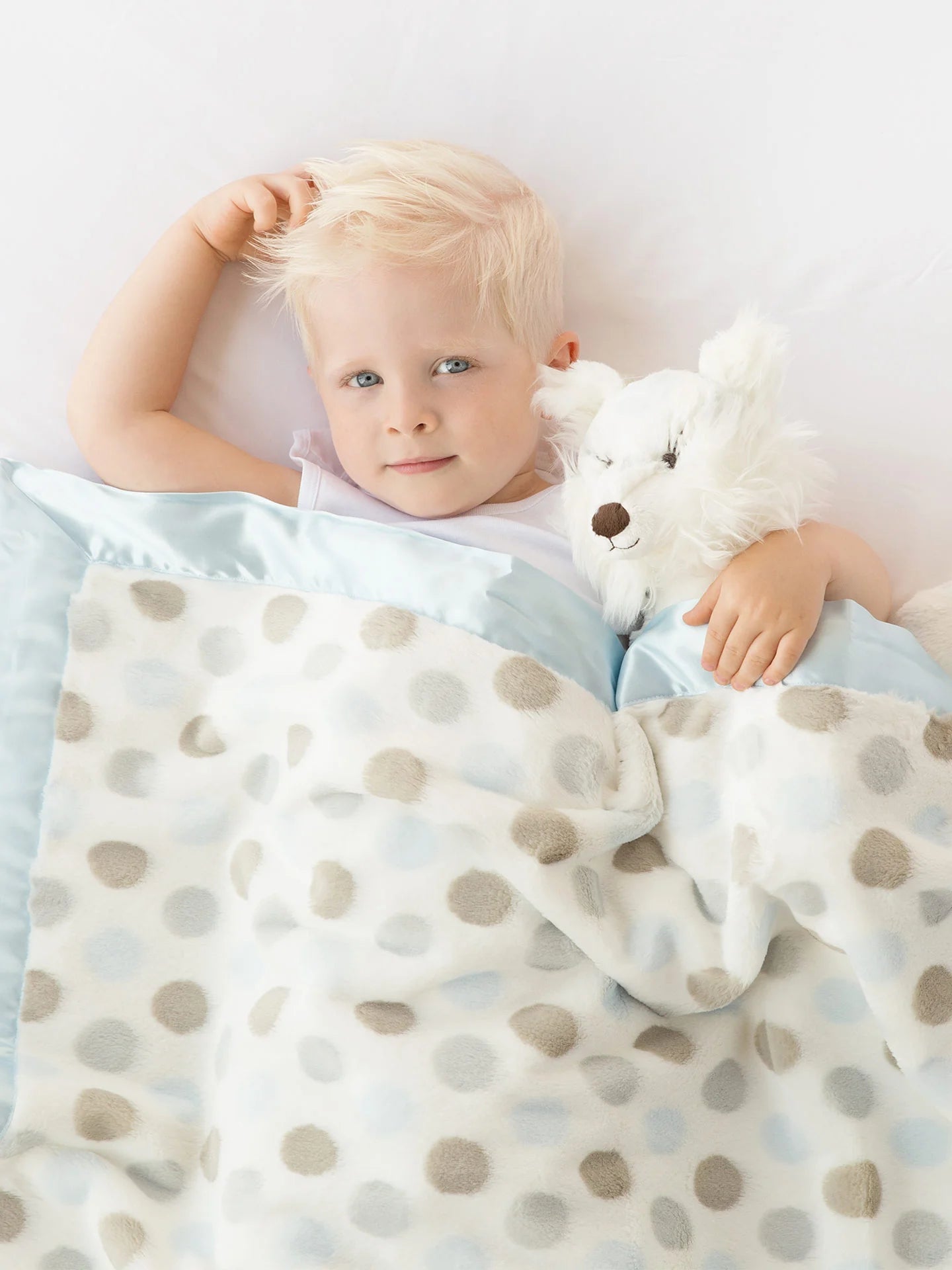 Little Giraffe Luxe Dot Baby Blanket