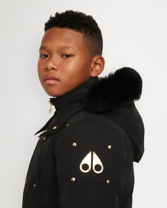 Moose Knuckles Unisex Gold Bomber Jacket