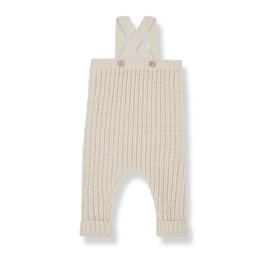 One + In the Family Enric Maud Ecru Body & Overall Outfit