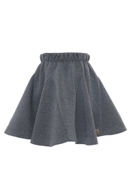 Mimisol Bow Detail Knit Vest & Skuba Skirt Set