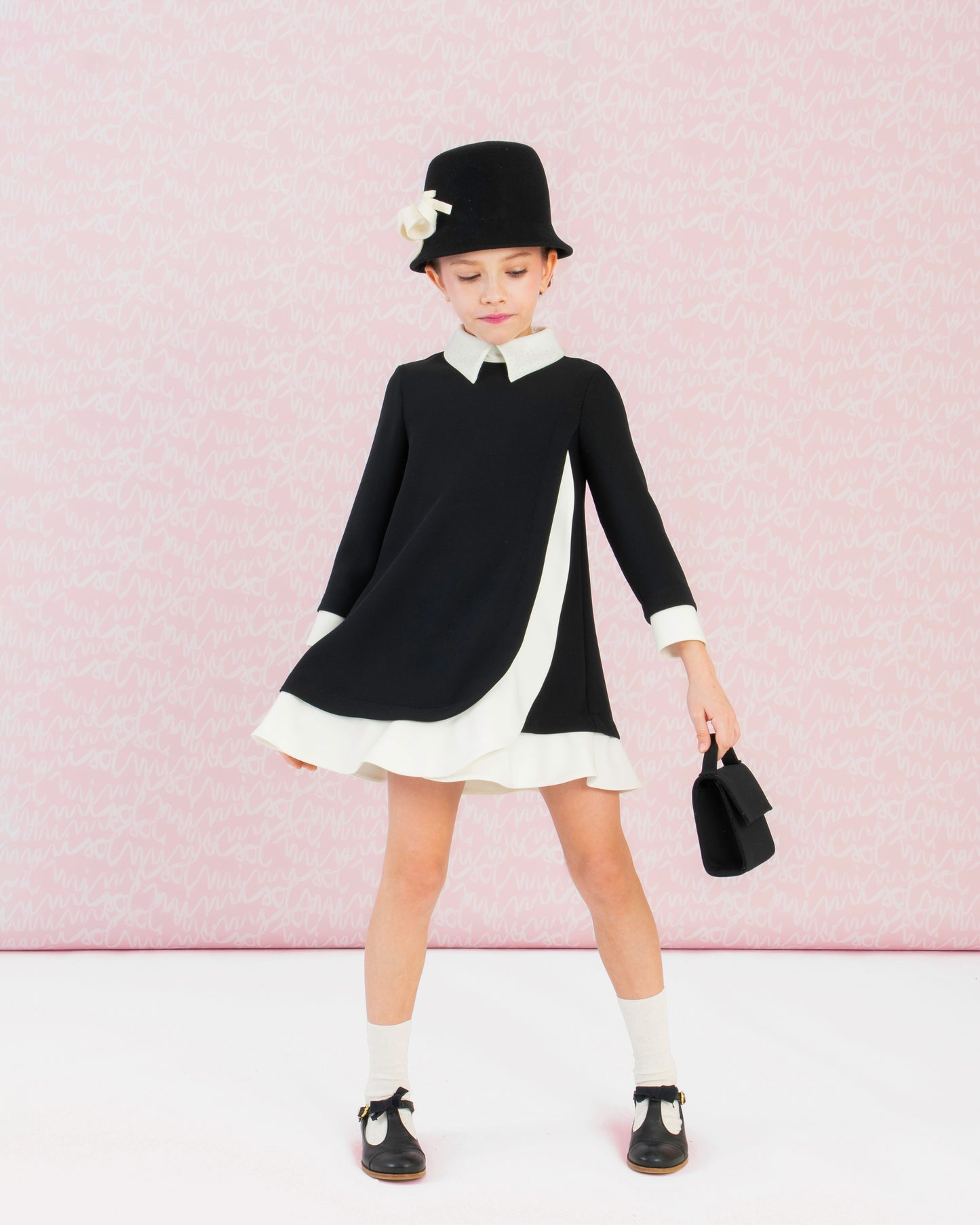 Mimisol Ruffled Crepe Long Dress