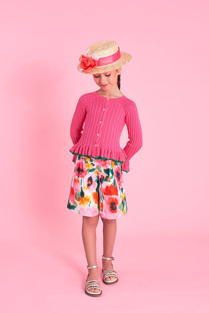 Mimisol Ruffled Cardigan