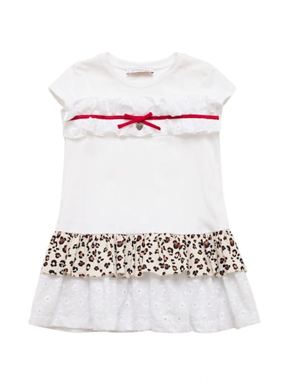 Monnalisa Free Time Jersey Ruffle Dress