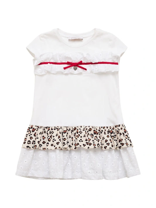 Monnalisa Free Time Jersey Ruffle Dress