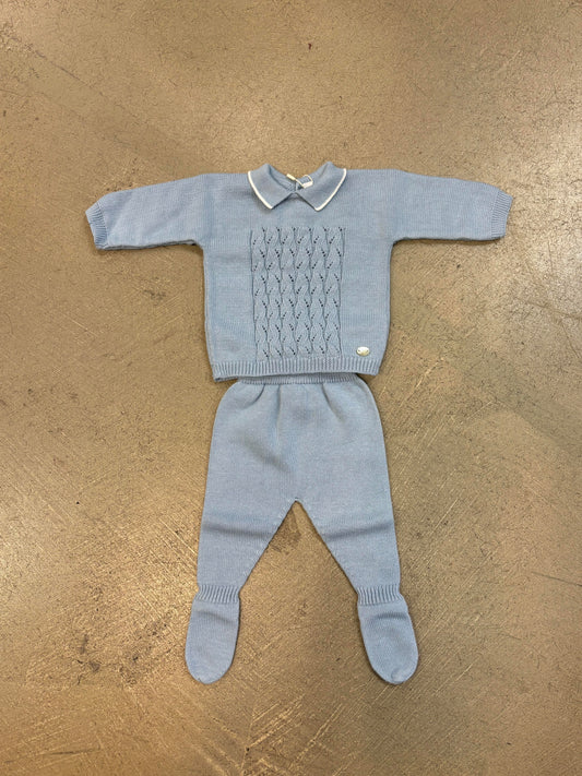 Martin Aranda 3Pc Cable Style Knitted Set