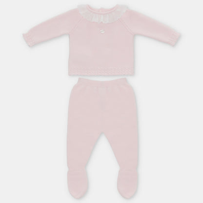 Martin Aranda 3Pc Lace Collar Knitted Set