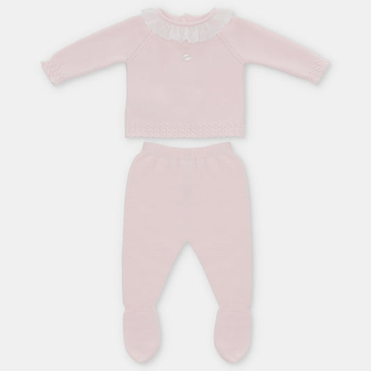 Martin Aranda 3Pc Lace Collar Knitted Set