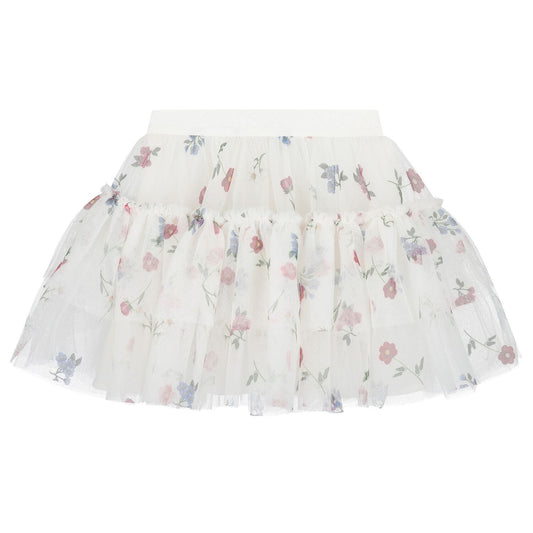 Monnalisa Garden Tulle Party Skirt