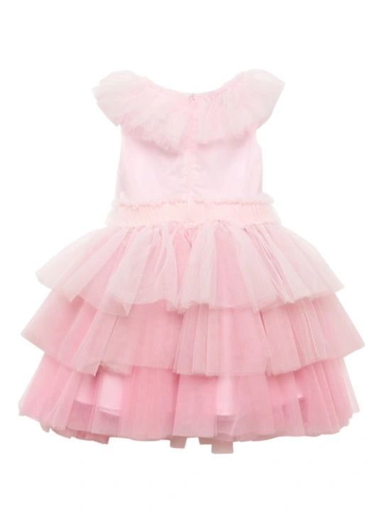 Monnalisa Tiered Tulle Dress