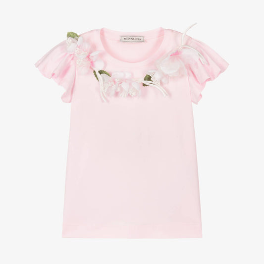 Monnalisa Flower Arrangement Shirt