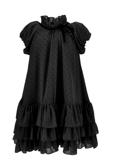 Monnalisa Georgette Mini Dot Dress | Tuesday's Child