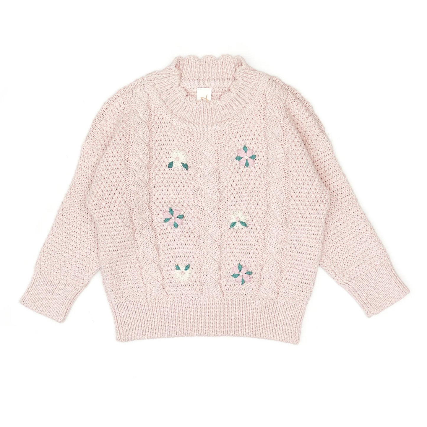 Tun Tun Embroidered Sweater & Knitted Legging Outfit
