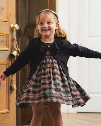 Noralee Ruffle Cardigan Sweater