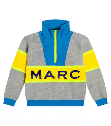 Little Marc Jacobs Boys Logo Zip Sweater
