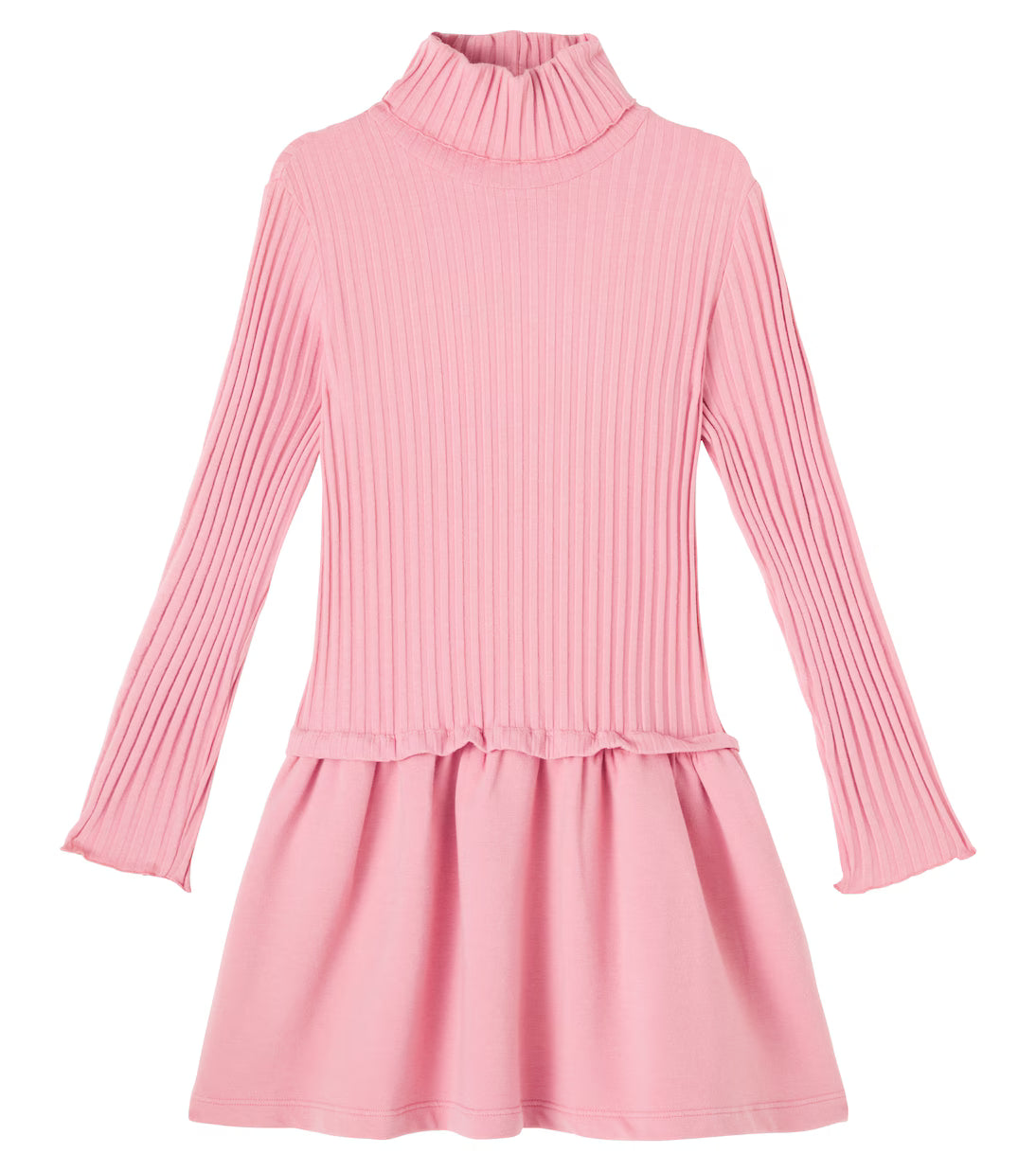 Il Gufo LS Ribbed Dress