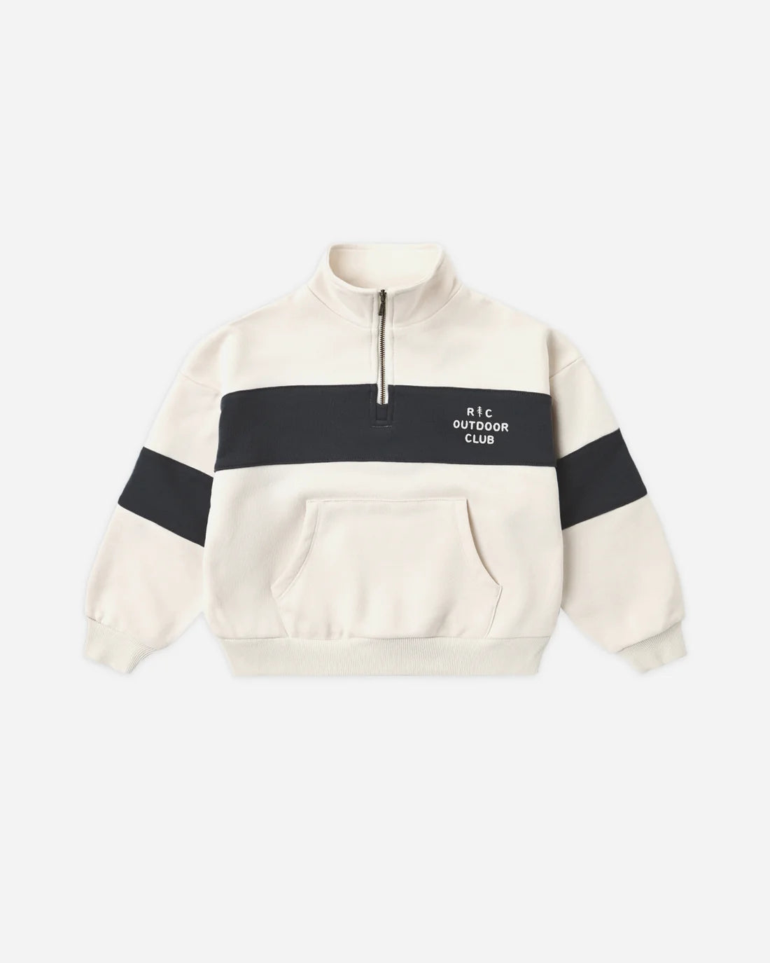 Rylee + Cru Panel Stripe Half Zip