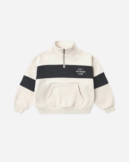 Rylee + Cru Panel Stripe Half Zip
