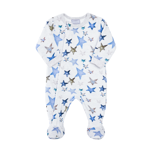 Coccoli 3Pc Velour Stars Baby Set