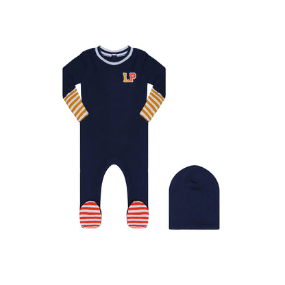 Little Parni Varsity Colorblock Stretchy Set