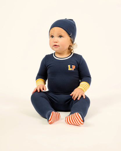 Little Parni Varsity Colorblock Stretchy Set