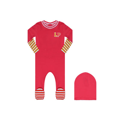 Little Parni Varsity Colorblock Stretchy Set