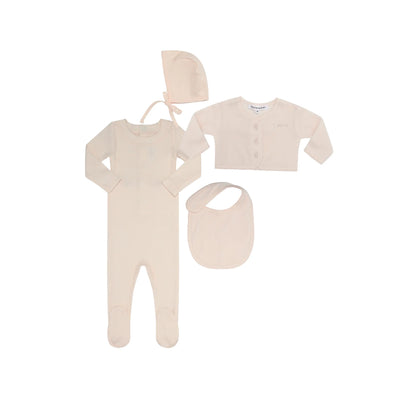 Little Parni Baby Stretchy w/ Velour Cardigan