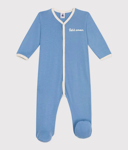Petit Bateau Front Snap Petit Amour Footie