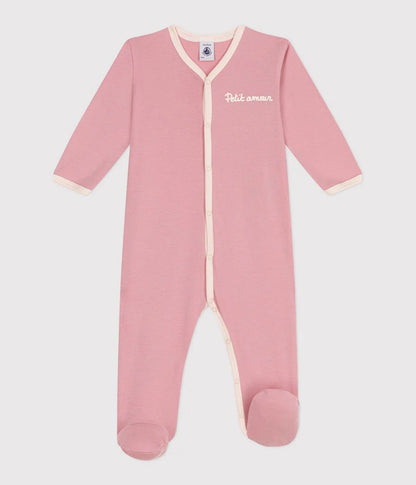 Petit Bateau Front Snap Petit Amour Footie