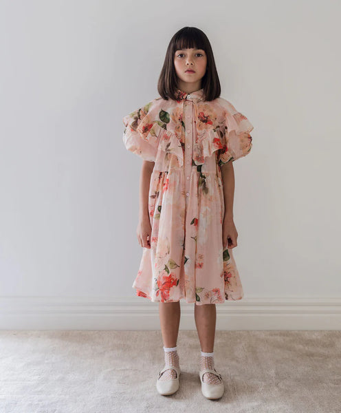 hot pink linen dress Nasira Linen Dress