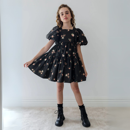 Petite Amalie Rosebud Poplin Dress | Tuesday's Child