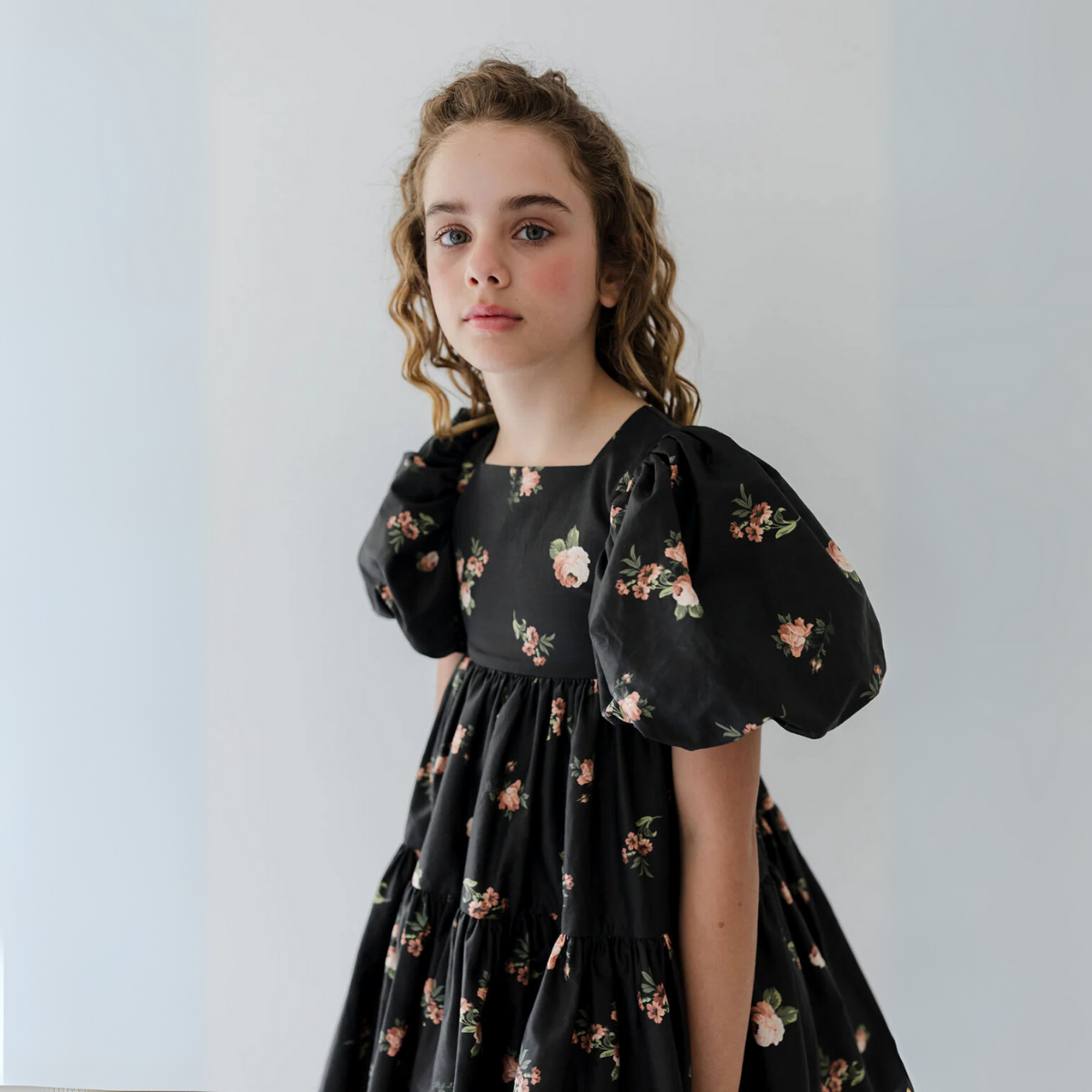 Petite Amalie Rosebud Poplin Dress | Tuesday's Child