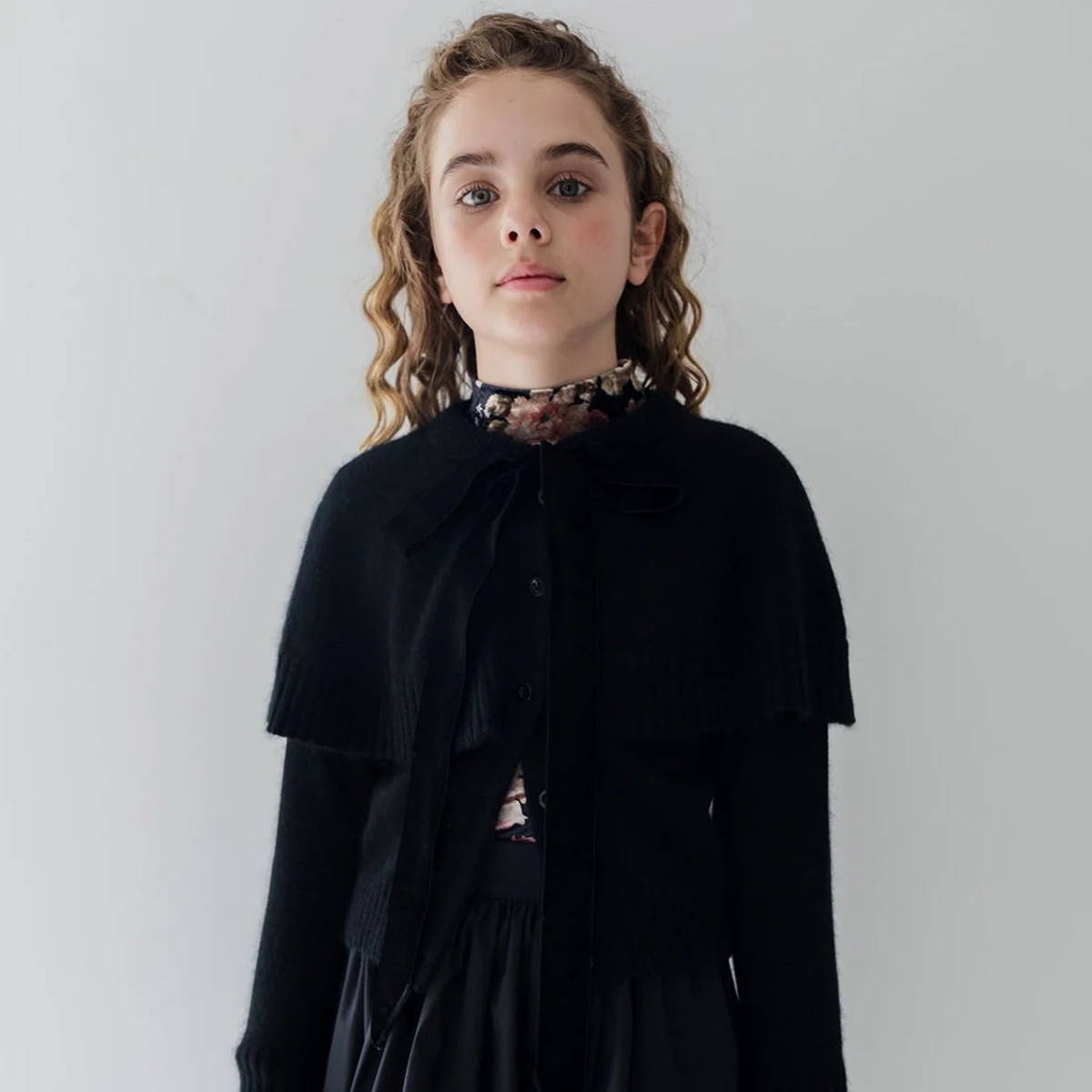 Petite Amalie Shawl Cardigan Black | Tuesday's Child