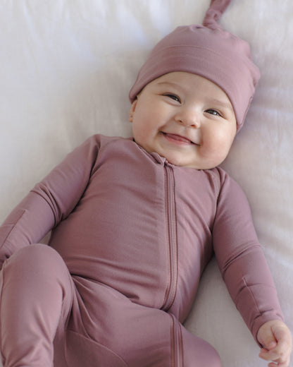 Quincy Mae Bamboo Zip Footie